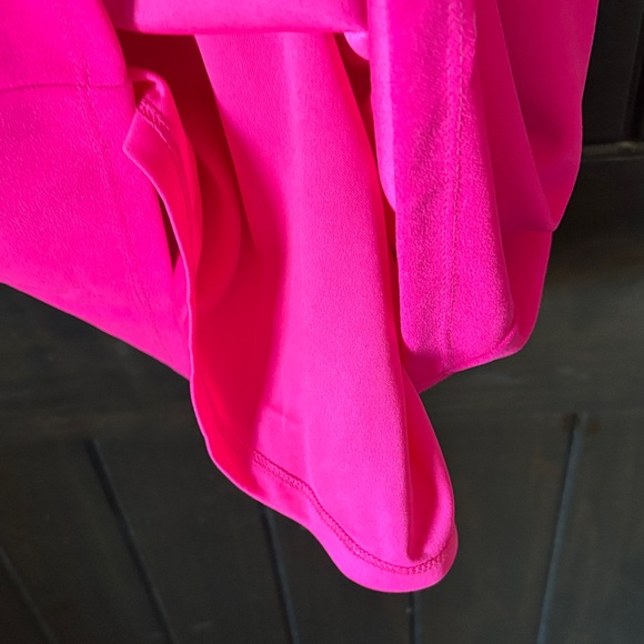 RACHEL Rachel Roy Vibrant Pink Midi Dress - Picture 4 of 11